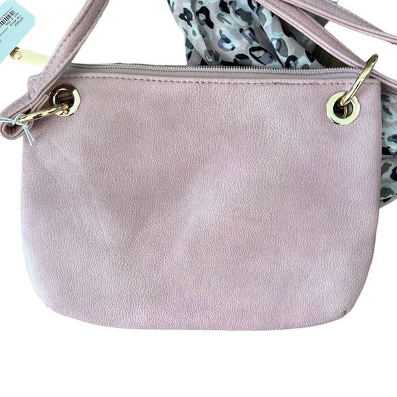 😊 3/$30 
Anne Klein Wristlet, Pretty Pink 3pcs: Scarf & Crossbody NWOT - Picture 8 of 11